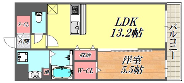 ザクシフの物件間取画像